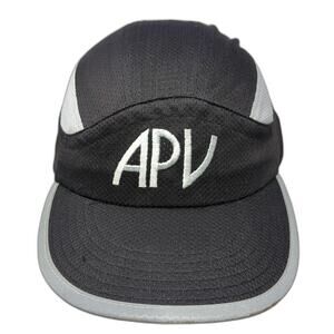 APV Slideback Hat Black One Size Adjustable Embroidered Big Accessories